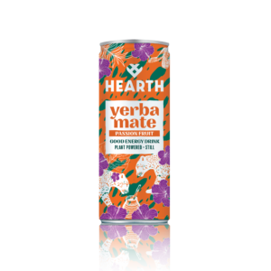 Hearth Passion Fruit Yerba Mate Energy Drink