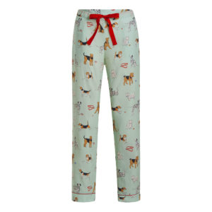 Tessie Clothing Poppy Dog Print Pyjama Trousers