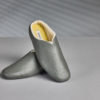 The London charcoal grey luxury slippers
