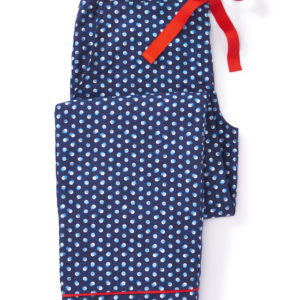 Tessie Clothing Dotty Print Pyjama Trousers Made with Liberty Fabric