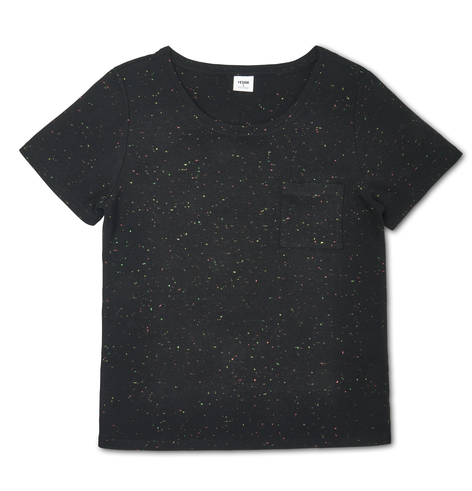 Tessie Clothing Confetti Black T-Shirt