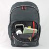 Futliit LED backpack showing contents of small front pocket