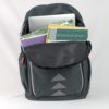 Futliit LED backpack showing main pocket contents