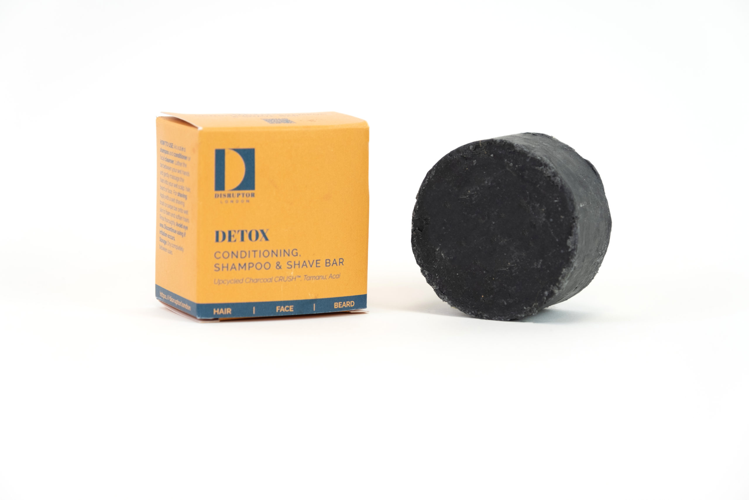 Detox multifunctional shampoo bar and FSC box
