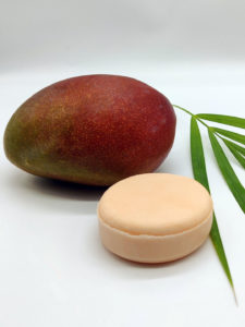 Tropical Fruit Solid Shampoo Bar with Mango Butter & Jojoba Oil